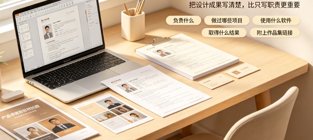美工外包简历设计怎么写？