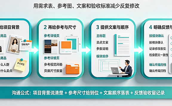 美工详情页外包怎么沟通?高效协作与避坑指南