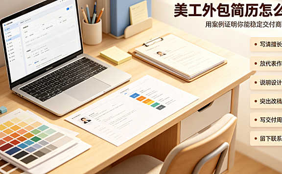美工外包简历怎么写？电商视觉接单与转化指南