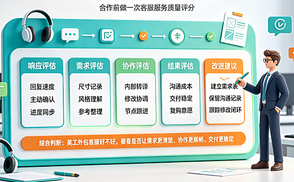 美工外包客服怎么做？全流程SOP与客诉指南