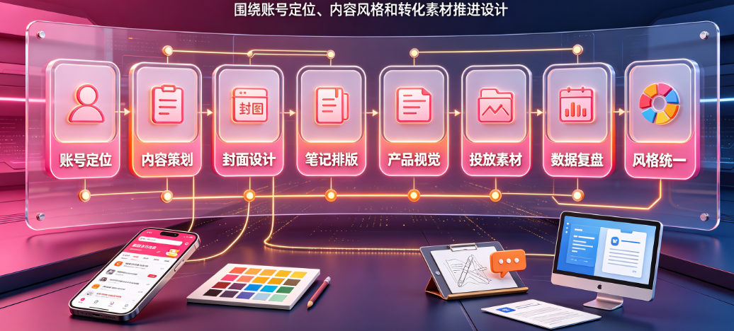 小红书美工外包怎么样做?