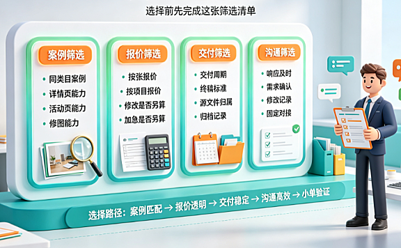 美工外包怎么选?核心标准与避坑指南