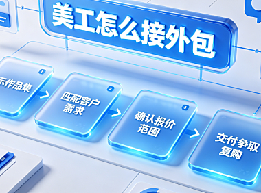 美工怎么接外包？设计师接单全流程、获客策略与交付SOP