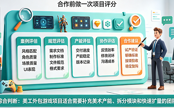 美工外包游戏怎么样？管线对接与避坑指南