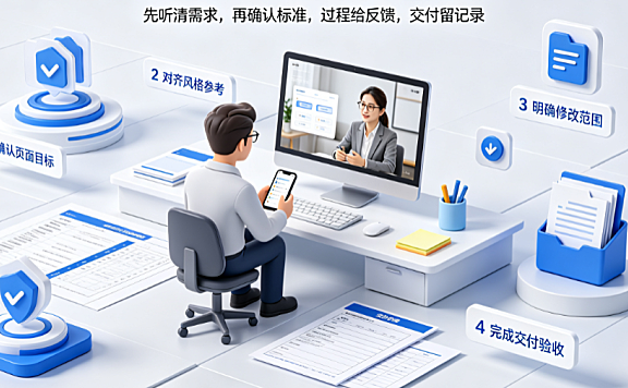 美工外包怎么跟客户沟通？高效对接SOP与实战话术指南
