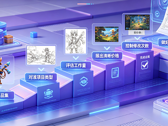 游戏美工自己怎么接外包？入局路径、渠道策略与交付避坑指南