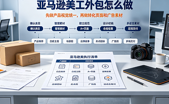 外包美工亚马逊怎么做？跨境视觉合规与高转化指南