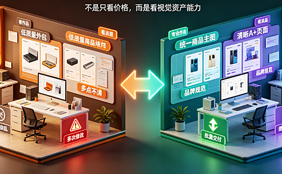 亚马逊外包美工怎么样?跨境视觉设计避坑与选型指南