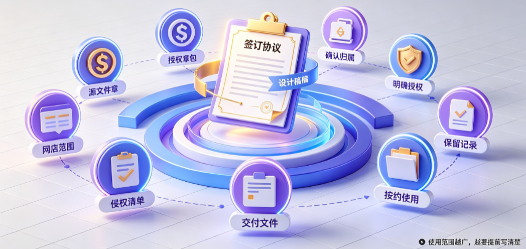 美工外包版权怎么处理？