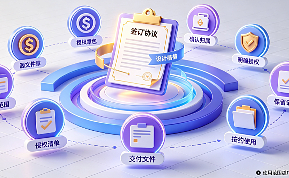 美工外包版权怎么处理？权属划分、合同条款与合规指南