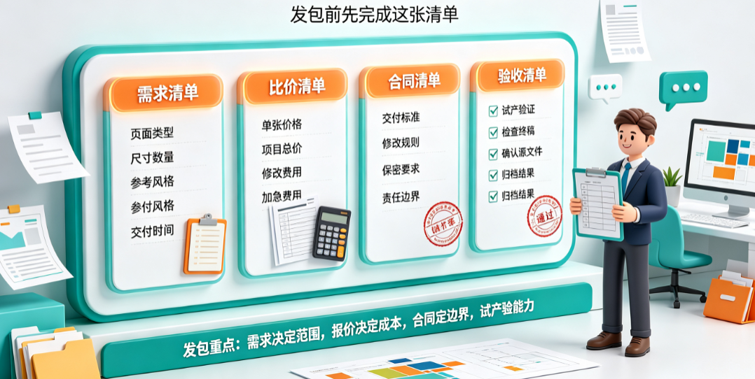 美工外包怎么包出去?