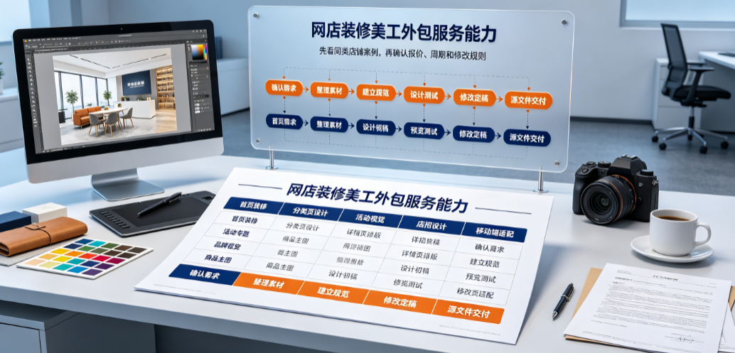 网店装修美工外包怎么样？