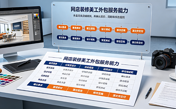 网店装修美工外包怎么样？视觉效能与商业转化指南