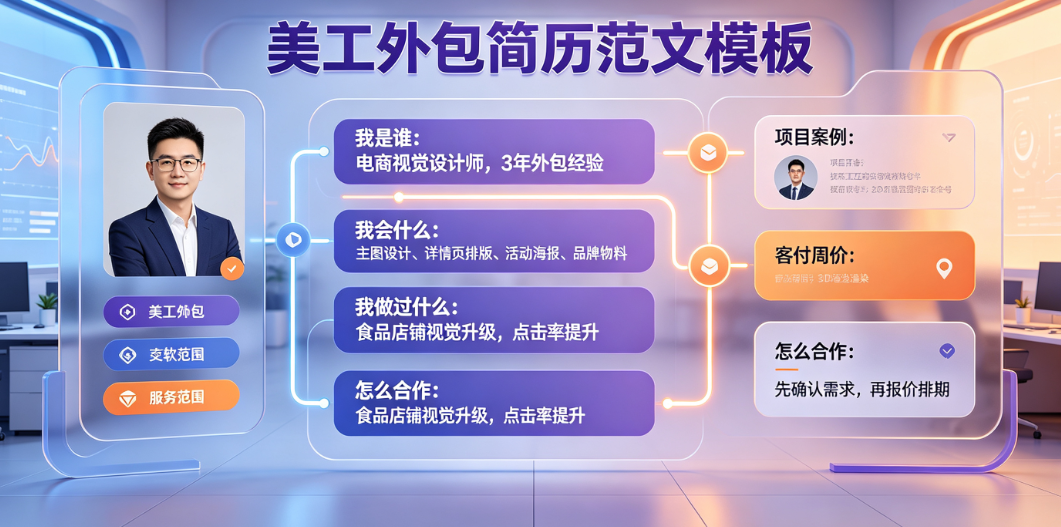 美工外包简历怎么写范文？