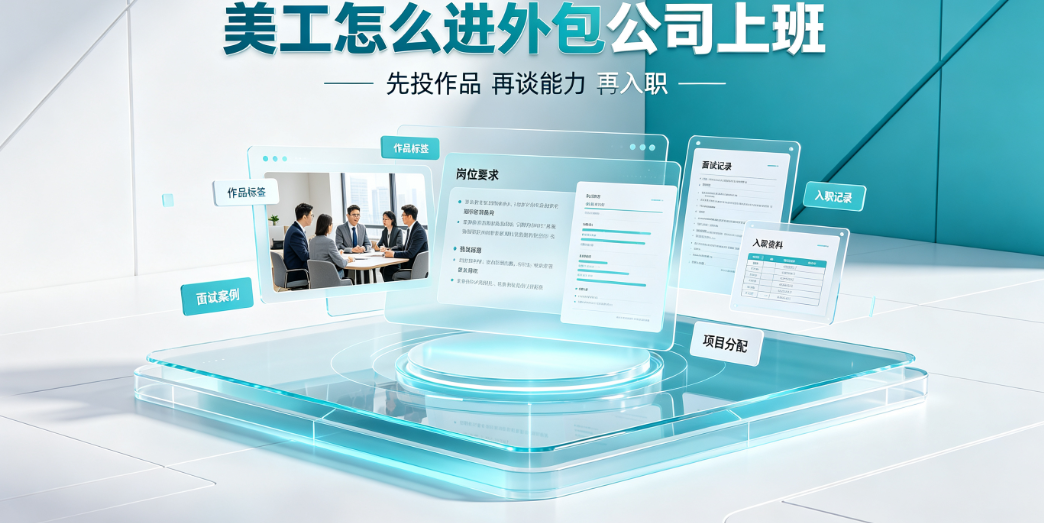 美工怎么进外包公司上班？