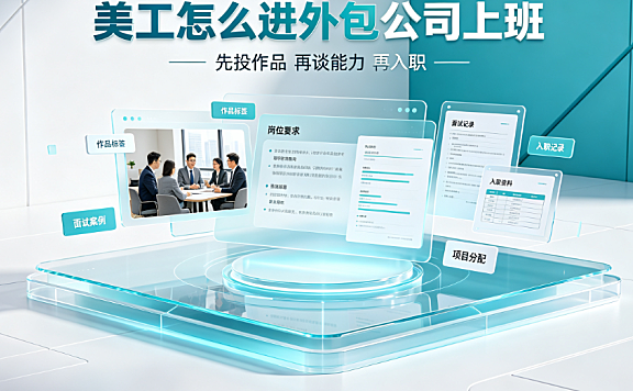 美工怎么进外包公司上班？高效求职渠道与避坑指南