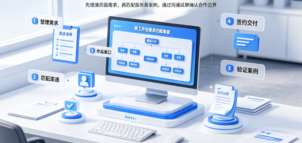 怎么找美工外包的?