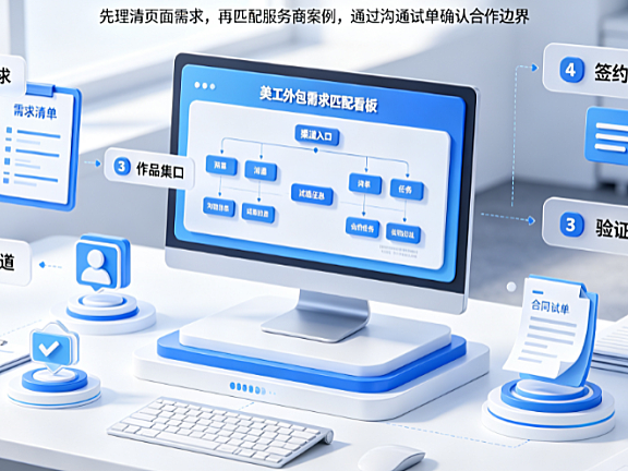 怎么找美工外包的？精准筛选、试稿验证与合同管理指南