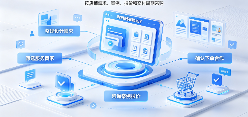 淘宝美工外包怎么买?