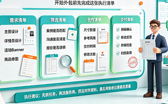 电商美工外包怎么做的?全流程SOP与实操指南