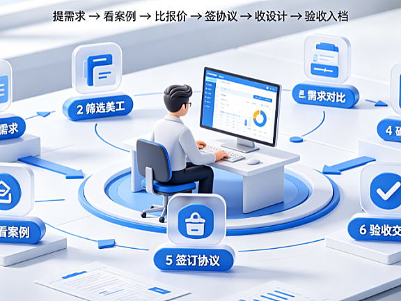 淘宝外包怎么找美工？精准筛选、试稿验证与合同管理指南