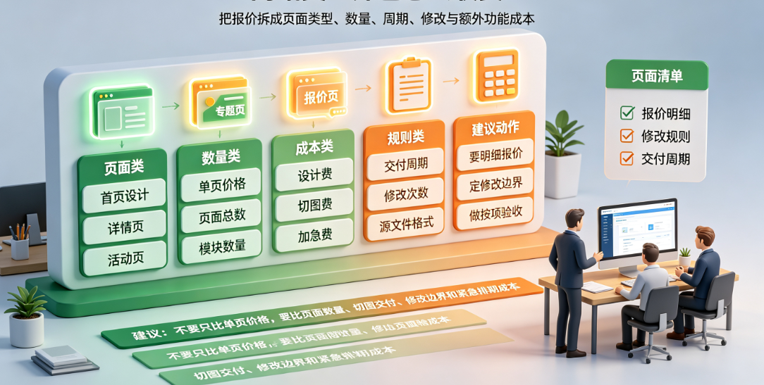 网站美工外包怎么收费?