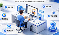 在外包公司做美工怎么样?职业现状、成长路径与避坑指南