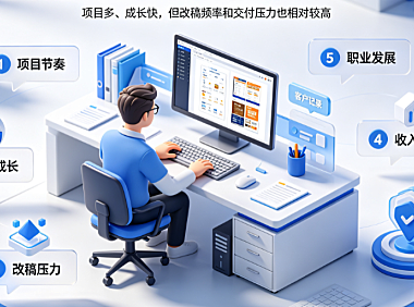 在外包公司做美工怎么样?职业现状、成长路径与避坑指南