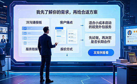 美工外包找客户怎么说话?高转化沟通话术与实战指南
