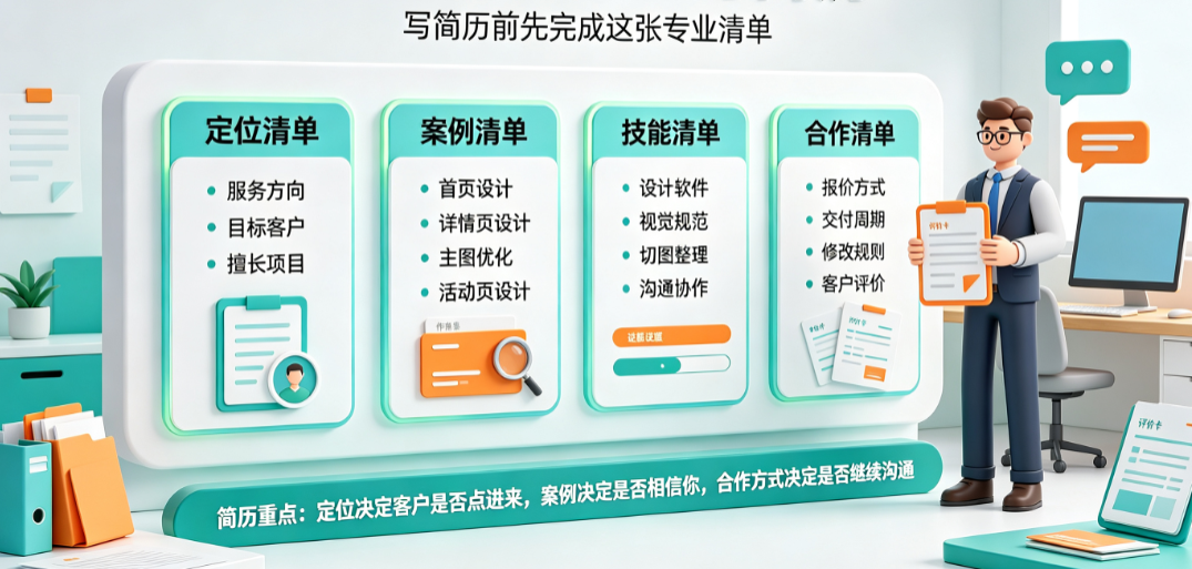 外包美工怎么写简历？