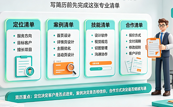 外包美工怎么写简历？高转化模板与撰写指南