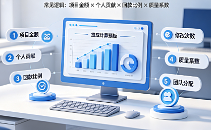外包公司美工提成怎么算？薪酬结构与激励机制指南