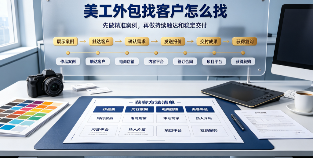 美工外包找客户怎么找？