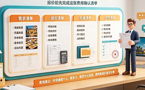 酒店美工外包怎么收费?计费模式与避坑指南